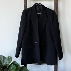 Dynamite Black Oversized Blazer